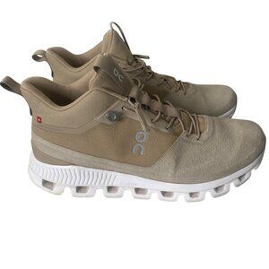 On Cloud Hi Speedboard Sneaker Shoes Mens Size 8.5 Sand Swiss Enginering